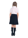 Юбка-шорты О76454 синий