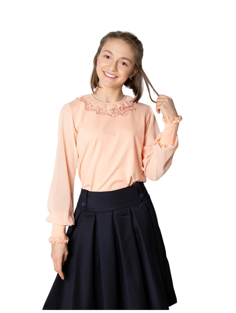 Блузка БС5019 персик